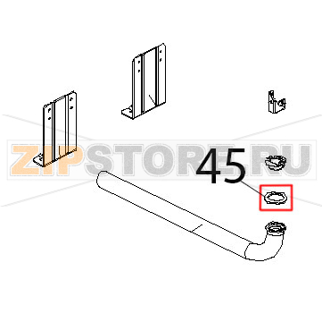Guar. PTFE and carb nuovo scarico Ø: 42x28,5x2 Unox XV 203G Guar. PTFE and carb nuovo scarico Ø: 42x28,5x2 Unox XV 203GЗапчасть на деталировке под номером: 45