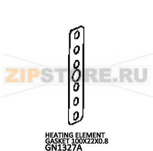 Heating element gasket 100X22X0.8 Unox XFT 133 Heating element gasket 100X22X0.8 Unox XFT 133Запчасть на деталировке под номером: 44Название запчасти на английском языке: Heating element gasket 100X22X0.8 Unox XFT 133