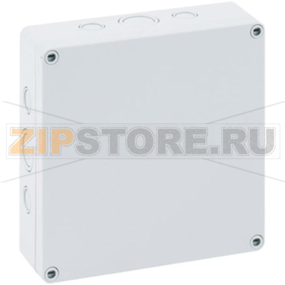 Корпус 180x182x63 мм, материал: поликарбонат, серый, 1 шт Spelsberg TK PC 1818-6F-m 