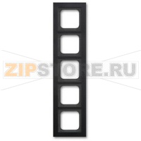 Рамка пятиместная, чёрная ABB 9363.74