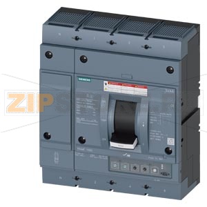 circuit breaker 3VA6 UL frame 800 breaking capacity class  M 35kA @ 480 V 4-pole, line protection ETU330, LIG, In=600A overload protection Ir=240A ...600A short circuit protection Ii=1,5...12 x In Siemens 3VA6560-5HM46-2AA0 