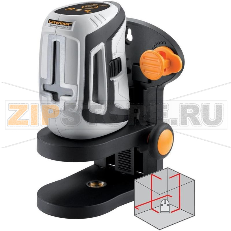 Уровень лазерный, перекрестный, точность измерений: +/- 5 мм Laserliner SuperCross-Laser 3 