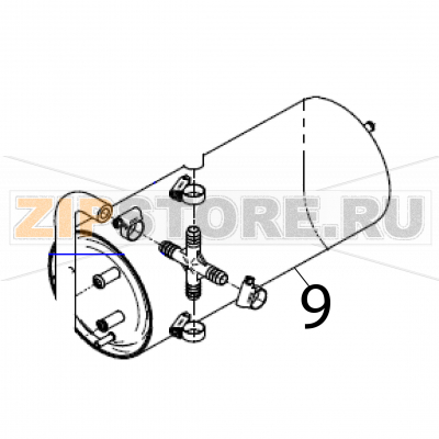 Boiler Fagor CO-402 COLD B DD Boiler Fagor CO-402 COLD B DDЗапчасть на деталировке под номером: 9Название запчасти Fagor на английском языке: Boiler CO-402 COLD B DD.