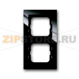 Рамка двухместная, чёрная ABB 2CKA001754A4492 