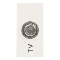 Розетка TV, белая ABB 2CLA215000N1101