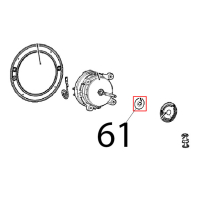 Molded motor support gasket Unox XVC 205E