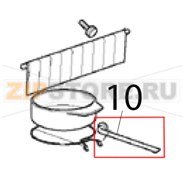 Bulb holder Scotsman AC 56 Bulb holder Scotsman AC 56Запчасть на деталировке под номером: 10