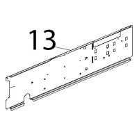 Profilo porta componenti inox Unox XVC 504