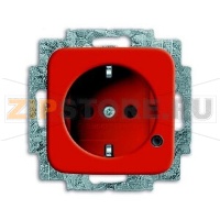 Розетка 16 А, LED, оранжевая ABB 2CKA002013A5283