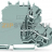 Double-deck terminal block; Through/through terminal block; with end plate; N/L; without marker carrier; Blue conductor entry lower deck; for DIN-rail 35 x 15 and 35 x 7.5; 2.5 mm; Push-in CAGE CLAMP®; 2,50 mm; gray Wago 2002-2202/099-000 - Double-deck terminal block; Through/through terminal block; with end plate; N/L; without marker carrier; Blue conductor entry lower deck; for DIN-rail 35 x 15 and 35 x 7.5; 2.5 mm; Push-in CAGE CLAMP®; 2,50 mm; gray Wago 2002-2202/099-000