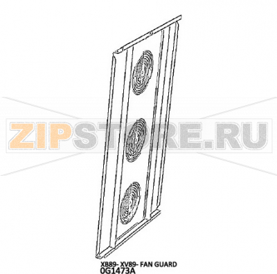 Fan guard Unox XB 893 Fan guard Unox XB 893Запчасть на деталировке под номером: 41Название запчасти на английском языке: Fan guard Unox XB 893