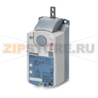GDB136.2E - Привод заслонки 3-точечное регулирование, 24 V, линейный привод 125 Н, 150 с, 2 переключателя Siemens GDB136.2E