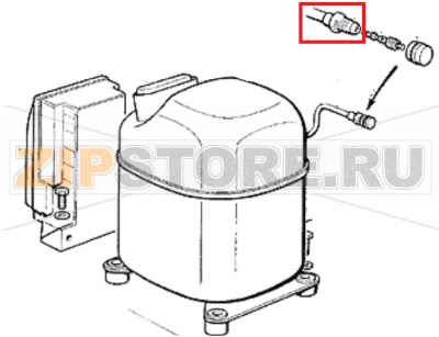 Ventilgehäuse Scotsman MF 56   Ventilgehäuse Scotsman MF 56Запчасть на 