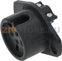 РОЗЕТКА ДЛИННАЯ ЧЕРНАЯ