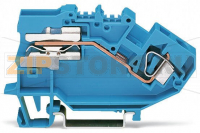 TOPJOB Classic 1-проводные клеммы с размыкателем нейтрали; 3; CAGE CLAMP®; 6,00 mm; синие Wago 782-613