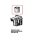 Sleek door pin bushing Unox XB 695