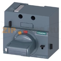 front mounted rotary operator standard IP30 NEMA type 1,.. with door interlock and door open position accessory for: 3VA5 125 Siemens 3VA9137-0EK31