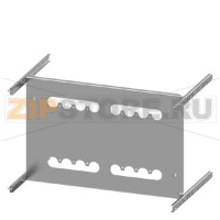 SIVACON S4 EBS SENTRON 3VA 3VA23 (400 A) 4-pole Upright mounting position Fixed mounting Number of switches 2 Height 350 mm Width 600 mm Branch height 450 mm Siemens 8PQ6000-8BA64