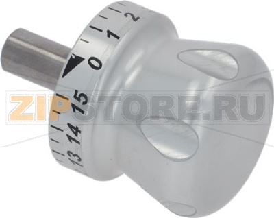 TIMER KNOB ALUMINIUM SCALE 0-15 