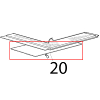 Evaporator cover Scotsman AC 86