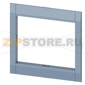 cover frame 104.6x 100.8mm (WxH) accessory for: circuit breaker 3-pole with ETU access door feedthrough 3VA6 150/250 Siemens 3VA9233-0SB30 