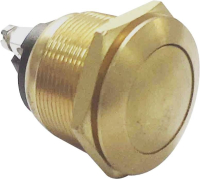 Кнопка антивандальная 250 В/AC, 2 A, 1 x выкл/вкл, 1 шт TRU Components PBS-28B