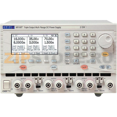Блок питания лабораторный, регулируемый, 0-35 В/DC, 0-6 А Aim-TTi MX100T 