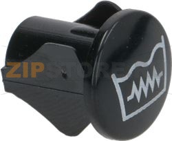 НАКЛЕЙКА НА КОЛПАЧОК С ЧЕРНЫМ СИМВОЛОМ «TANK HEATING ELEMENT» (НАГРЕВАТЕЛЬНЫЙ ЭЛЕМЕНТ БАКА) 