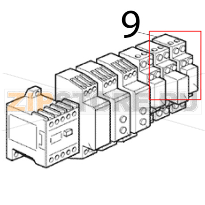 Kit relay and relay socket Scotsman MAR 78 SPLIT Kit relay and relay socket Scotsman MAR 78 SPLITЗапчасть на деталировке под номером: 9