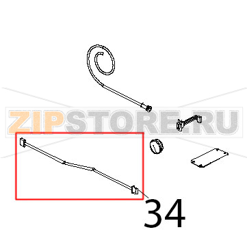 Cavo coll. scheda pot-contr 4 fili, UL CSA CON Unox XB 403G Cavo coll. scheda pot-contr 4 fili, UL CSA CON Unox XB 403GЗапчасть на деталировке под номером: 34