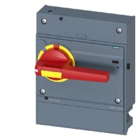 Front mounted rotary operator EMERGENCY-OFF with door interlocking IEC IP30/40 accessory for: 3VA55/3VA65/3VA66 Siemens 3VA9677-0EK25
