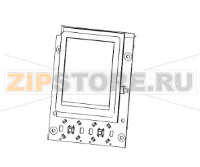 Панель передняя в сборе с монитором и платой Godex ZX1200Xi