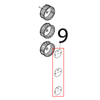 Disco riduzione portata aria asole Unox XBC 804