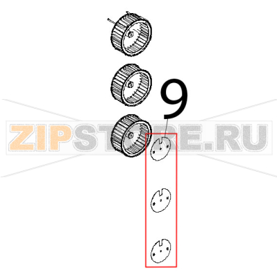 Disco riduzione portata aria asole Unox XBC 804 Disco riduzione portata aria asole Unox XBC 804Запчасть на деталировке под номером: 9