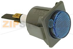 СИНЯЯ ИНДИКАТОРНАЯ ЛАМПА, 220 В 