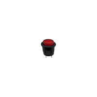 Кнопка 250 В/AC, 1.5 А, 1 x выкл/вкл, с фиксацией, 1 шт TRU Components TC-R13-523BL-05RT