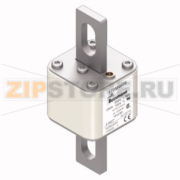 Предохранитель, 250 A, AC 690 В, 200 кА, size 1, 53x69x136 мм, aR, IEC UL Eaton FUSE 250A 690V 