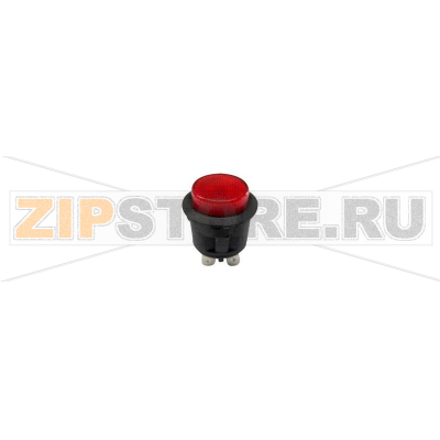 Кнопка 250 В/AC, 6 А, 1 x вкл/выкл, с фиксацией, 1 шт TRU Components TC-R13-527BL-02RT 