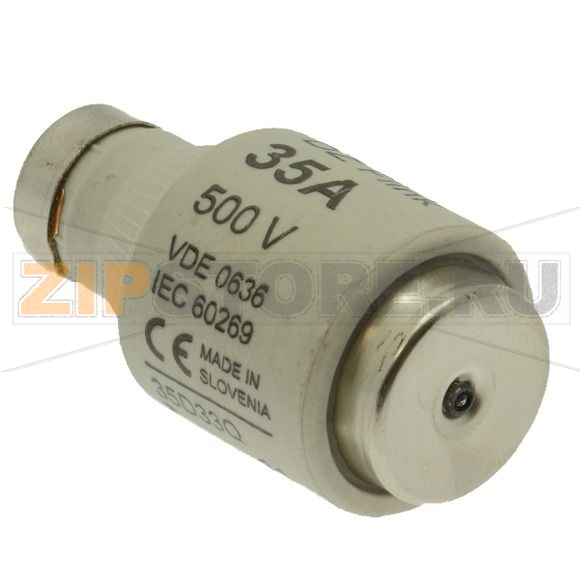 Предохранитель, 35 A, AC 500 В, 50 кА, D3, 27x16 мм, gR, IEC быстродействующий Eaton FUSE 35A DI 
