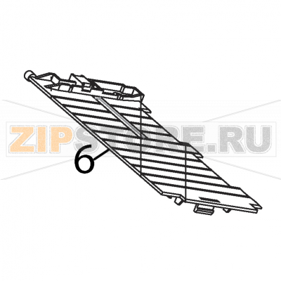 Lower guide assembly Intermec PX4i Lower guide assembly Intermec PX4iЗапчасть на деталировке под номером: 6Название запчасти на английском языке: Lower guide assembly Intermec PX4i.