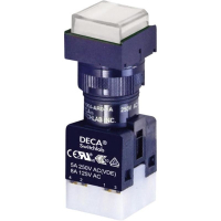 Кнопка 250 В/AC, 5 А, 1 x выкл/вкл, без фиксации, IP65, 1 шт DECA ADA16S6-MS1-B2KW