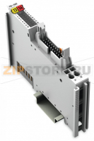 8-канальный дискретный вход/выход; тока; 0,5 А; Плоский кабель; светло-серые Wago 750-1502