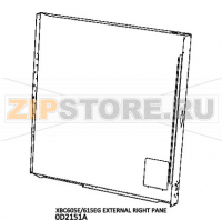 External right panel Unox XBC 605E