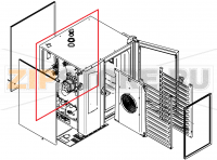 Rear left corner section 10.10/10.20 P3 CONVOTHERM OES 10.10    