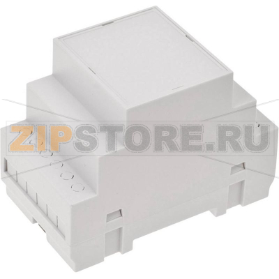Корпус на DIN-рейку 53x90x65 мм, материал: ABS-V0, серый, 1 шт TRU Components TC-7910772 