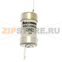Предохранитель, 20 A, AC 550 В, 80 кА, BS88/F2, 18x59 мм, gM, BS Eaton Industrial HRC Fuse Links,