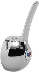 Short chrome-plated lever for R040 