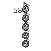 Guarnizione res. 70x22x0.8 Unox XBC 905