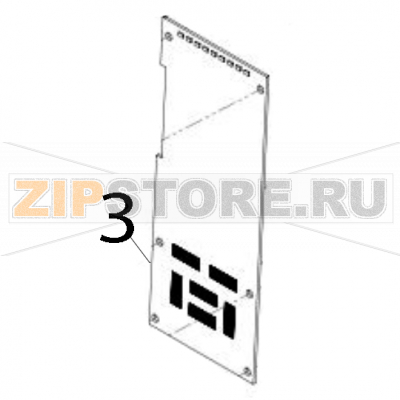 LCD Panel board assembly TSC MH361T LCD Panel board assembly TSC MH361TЗапчасть на деталировке под номером: 3