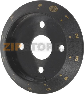 RING NUT BLACK KNOB ø 58 mm 1-10 